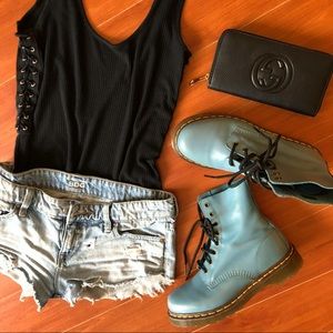 Doc Martens LIKE NEW Blue Boots